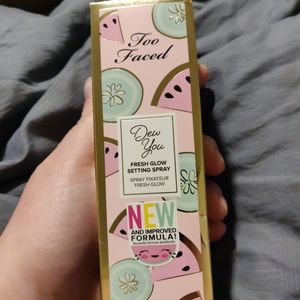 To faced dew u setting spray watermelon